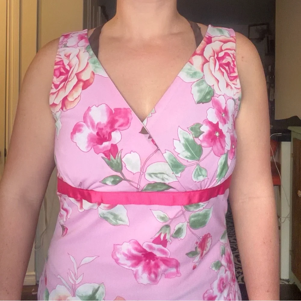 Y2K Floral Pink mini dress - Picture 11 of 15